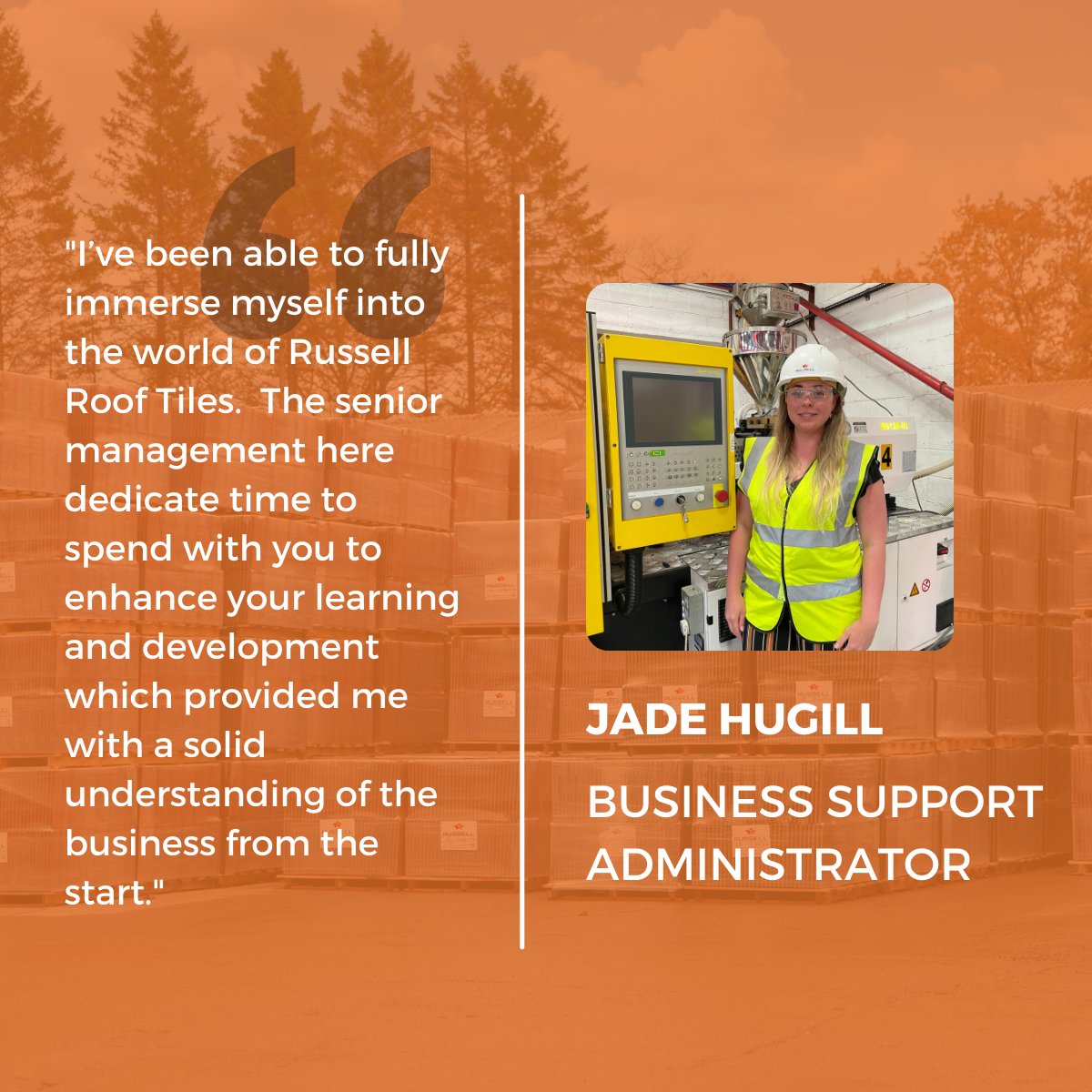 RussellRoofTile's tweet photo. It's Women in Construction Week, so we're raising awareness of the amazing opportunities we have available for women looking to start their career in the construction industry. 👷‍♀️

Take a look at our vacancies here. https://t.co/KAmiCWPhAi

#womeninconstruction #careers https://t.co/U3N8kDUrwr