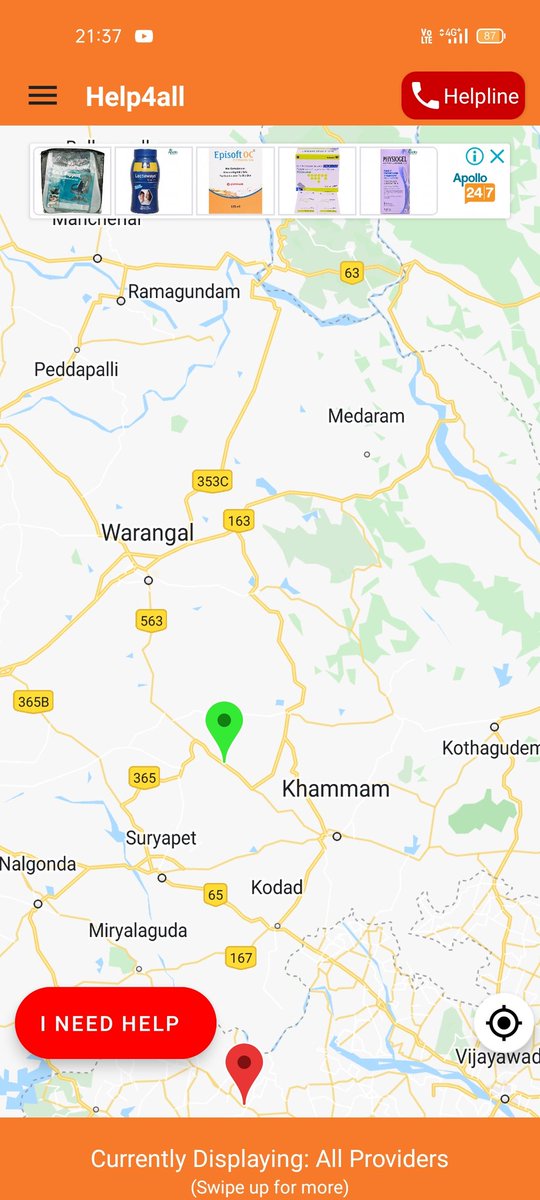 Nithin7989's tweet image. @Help4All_intl hi,respected foundation,I had installed your application for seeking of help,pressed 🆘 button also no response from anyone,I was seeking help for food help,my dad is on DIALYSIS and my mother is a daily wage worker, please help i was hoping that I will get help.
