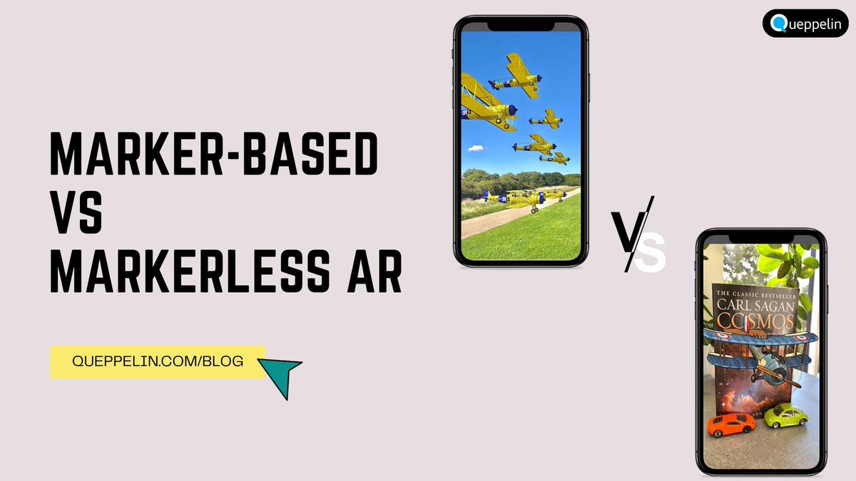queppelin's tweet photo. Marker-based AR apps use markers to indicate things in a given space. Markerless AR places virtual 3D objects in the physical environment.

Learn more about Marker-Based vs Markerless: https://t.co/slA1PRdAAz

#markerbased #markerless #augmentedreality #ardevelopment #queppelin https://t.co/fu8UdMSlpU