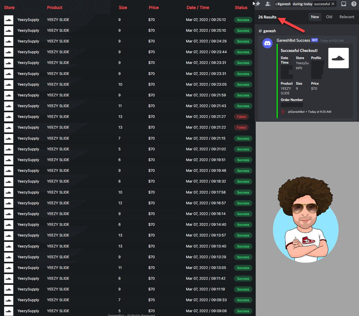 26 checkouts of the Mens Onyx Yeezy Slides today! Special thanks to these guys...

Cook Group: 
<a href="/kitchenclubio/">Resell Kitchen 🍳</a> 

Bot:
<a href="/GaneshBot/">GaneshBot</a> <a href="/GaneshCooked/">GaneshCooked</a> 

Proxies:
<a href="/BeaconProxies/">Beacon Proxies</a>