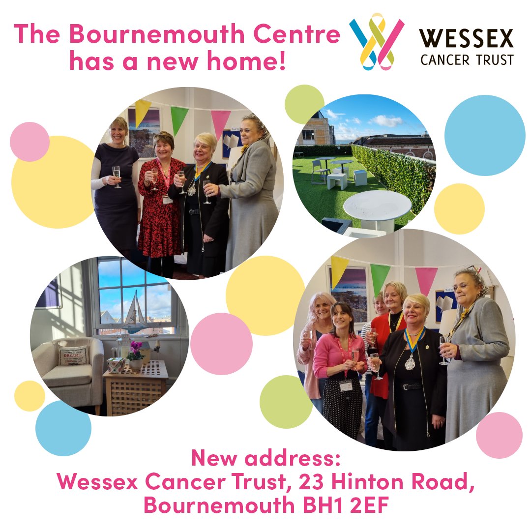 New address, same brilliant centre manager and volunteers! The Deputy Mayor of Bournemouth, Councillor Susan Phillips, opened our new Bournemouth Centre today, and we were lucky enough to have some beautiful Spring sunshine for the big day! #WessexCancerTrust #Bournemouth