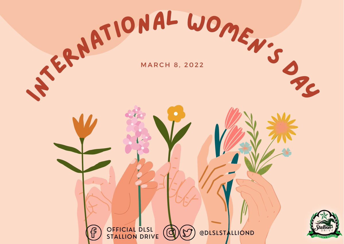 DLSLStallionD's tweet photo. Celebrate women's achievement. Raise awareness against bias. Together, we can forge women's equality.

#DLSLStallionDrive
#WeRemember! https://t.co/infvCZxbOS