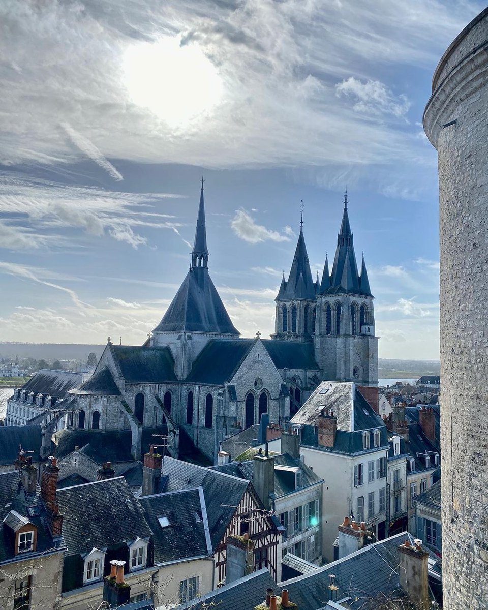 MyLoireValley's tweet image. Prenons un peu de hauteur ce matin sur la jolie ville de Blois pour admirer l'ancienne Abbaye Saint-Laumer, aussi appelée ancien Hôtel-Dieu de Blois.

📸 fonderie_mrht (instagram) - #ValdeLoire #LoiretCher #Blois