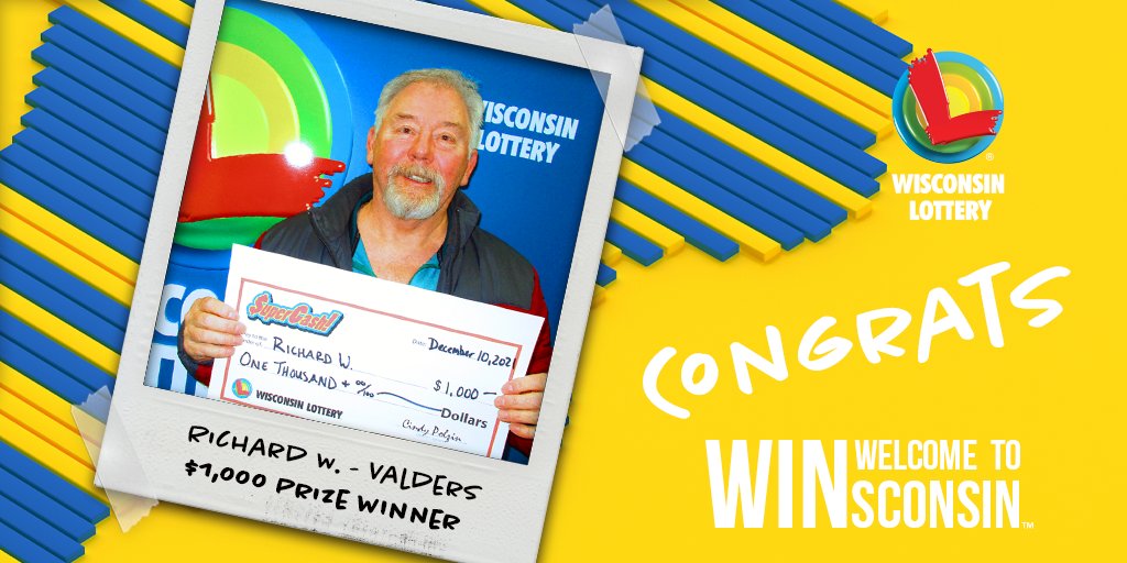 wilottery's tweet photo. #WiscoWinner
It was a super duper day for Richard W. of #Valders. He matched 5 out of 6 numbers to win $1,000 playing SuperCash!
Learn more about our #WINsconsinOnly #SuperCash lotto game at https://t.co/sx5vkfx01m https://t.co/FZMokX6GR0