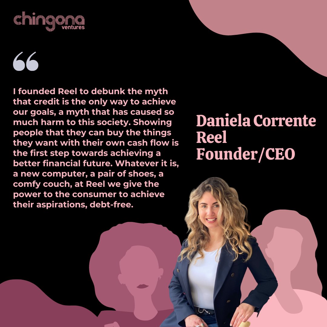 Read more about <a href="/joinreel/">joinreel</a> and <a href="/danicorrente/">Daniela Corrente</a>'s vision for helping people be debt-free while still be able purchase things on their wishlist: joinreel.co 💳 #womenshistorymonth #debtfreegoals