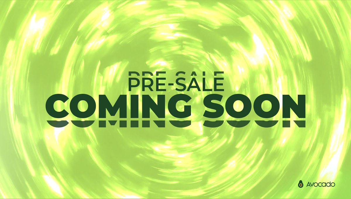 📣BIG NEWS📣 #AvocadoToken PRE-SALE coming soon! Keep an eye out for announcements. Don't miss your chance to be part of the most exciting project of 2022!🥑🚀