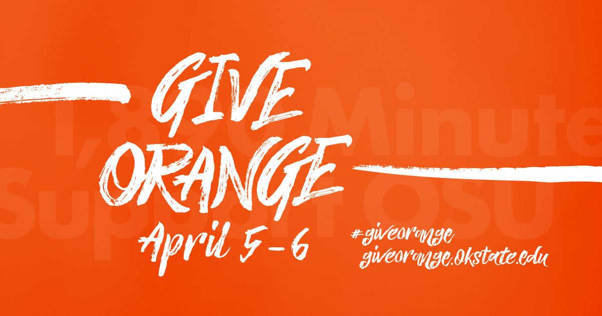 OSUFoundation's tweet photo. 🗓️  Mark your calendars: #GiveOrange 2022 is April 5th &amp; 6th! 

For 1,890 minutes, we celebrate and support #okstate by making gifts, winning challenge funds, and advancing hundreds of incredible university programs! 🍊  

Learn more: https://t.co/lsxCen6TAu 

#CowboyFamily 🤠 https://t.co/Ohc3PPgxw1