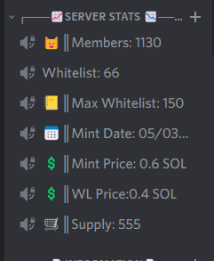 1.1k on Discord !! 
Woot woot !! 
💯💯🎉
#NFT #NFTCommumity #nftsolana #Solana #SolanaNFTs