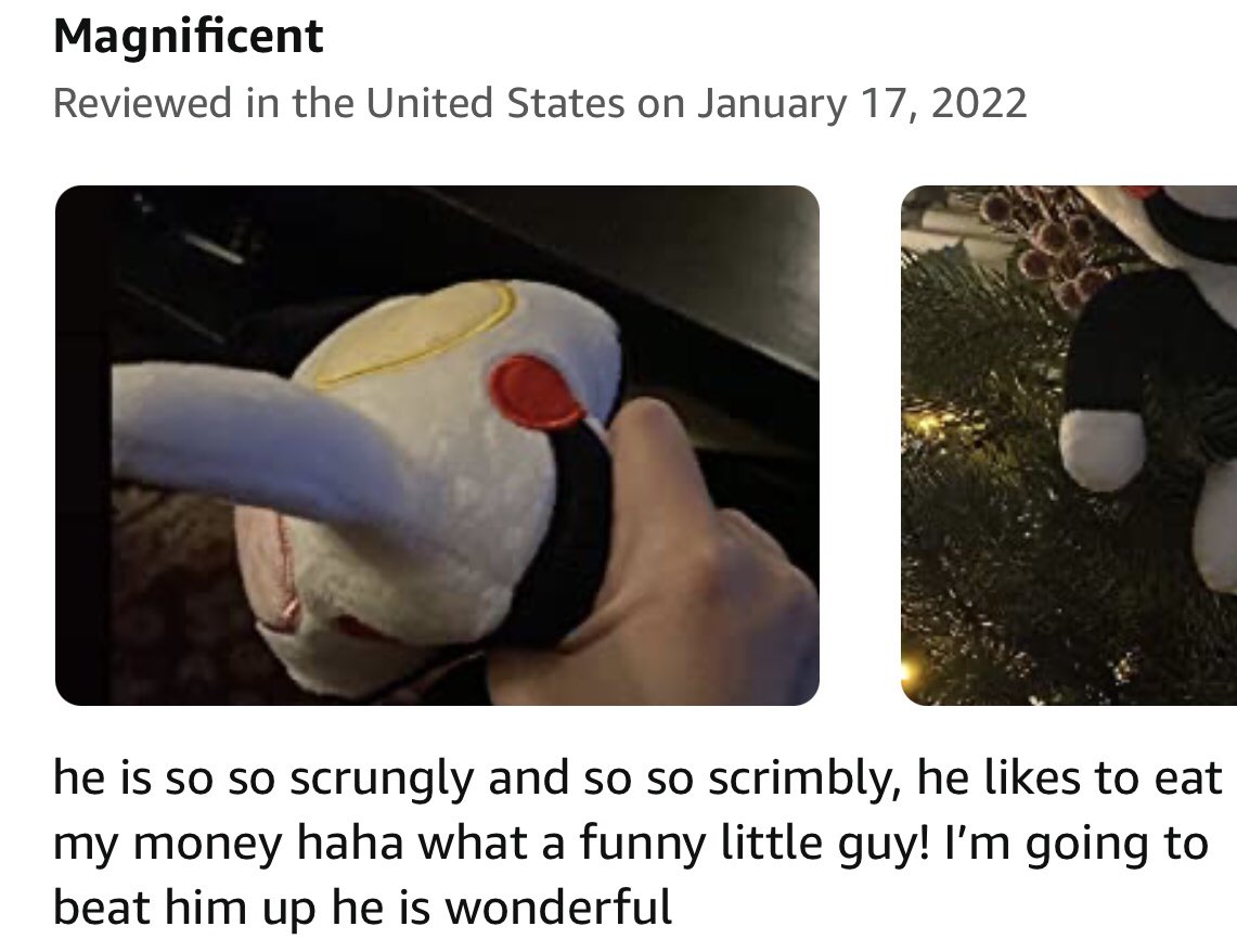 paintedhen's tweet photo. please look at the reviews on this bootleg spamton plush https://t.co/jzaG9XNnGy