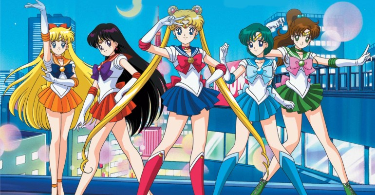 nerdist's tweet photo. Sailor Moon premiered 30 years ago in Japan 🌙 https://t.co/PYWdPusiP1