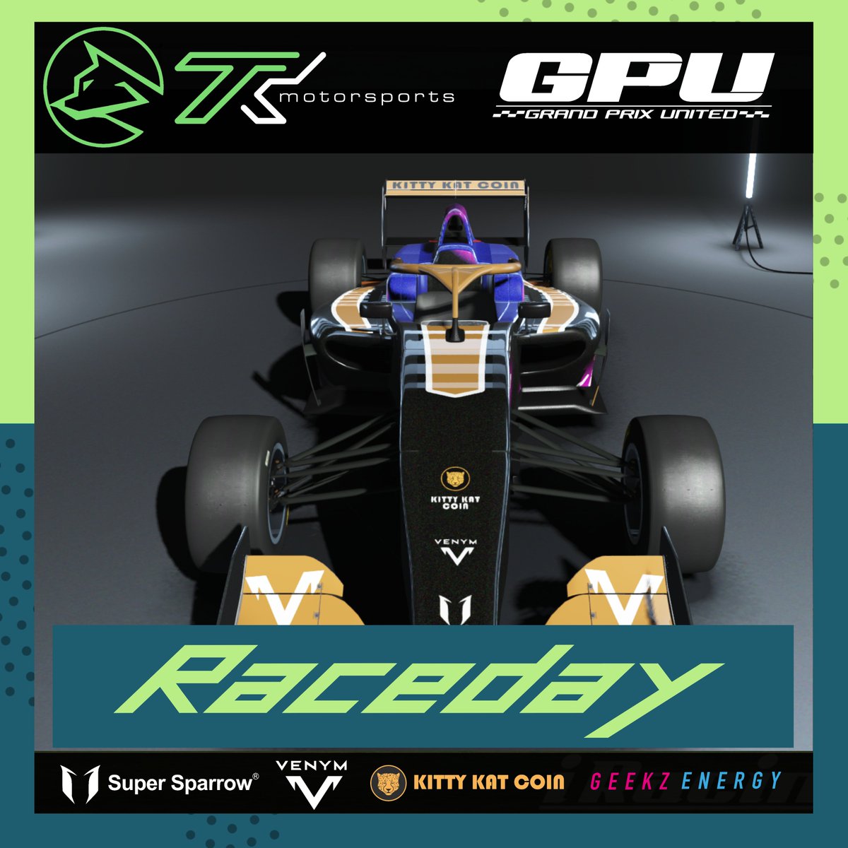 It is race day finally after a week posponed in the <a href="/GPURacingLeague/">Grand Prix United</a>  special event at Macau! with 3 drivers representing TR! 
Coverage of the race would be on our instagram story.