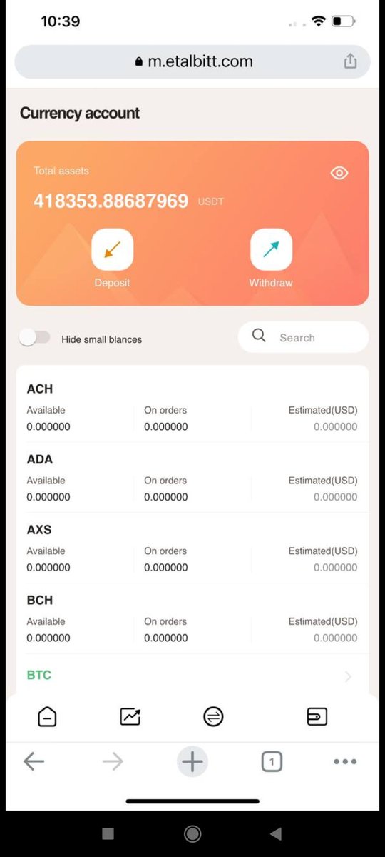 Criptosafety2's tweet image. Otra plataforma similar a bitenor 
M.etalbitt.com