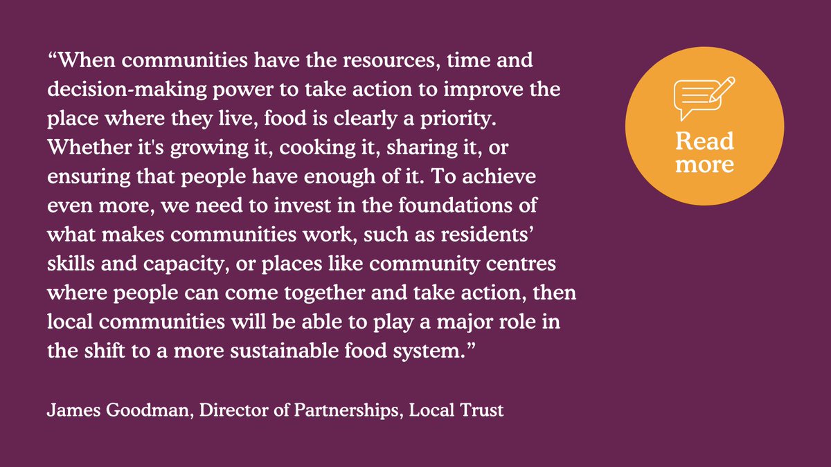 FFC_Commission's tweet photo. We're working with @LocalTrust to help resource resilient communities.
#FoodBuildsCommunity research shows how local communities can lead the transformation in our food system and create lasting change:
https://t.co/a5T2D8o2g8 https://t.co/M2bKtm6Z0F