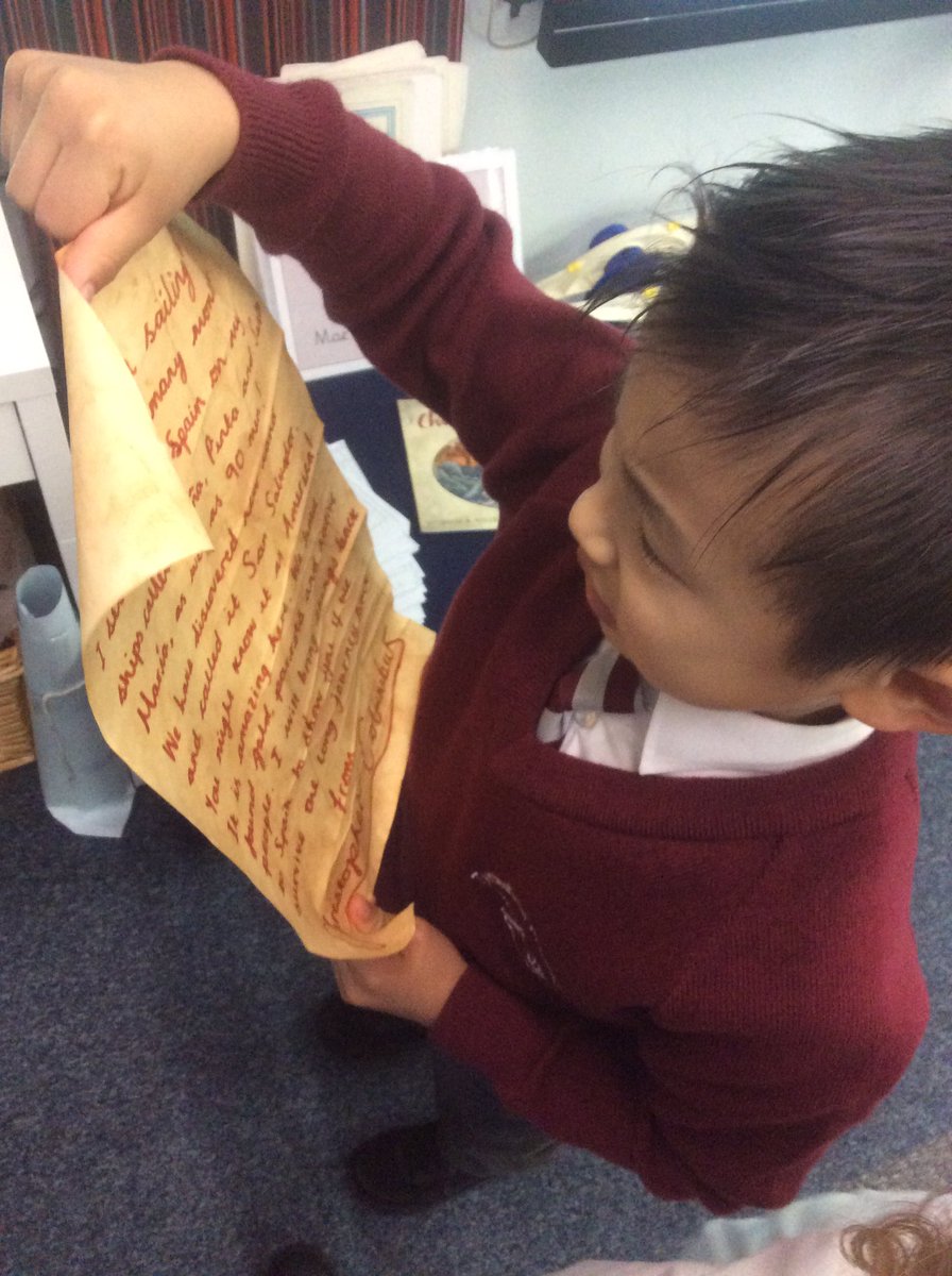 TyntesfieldHR's tweet photo. In history we found a message in a bottle... it told us all about the explorer Christopher Columbus. https://t.co/bRVmof2jjs
