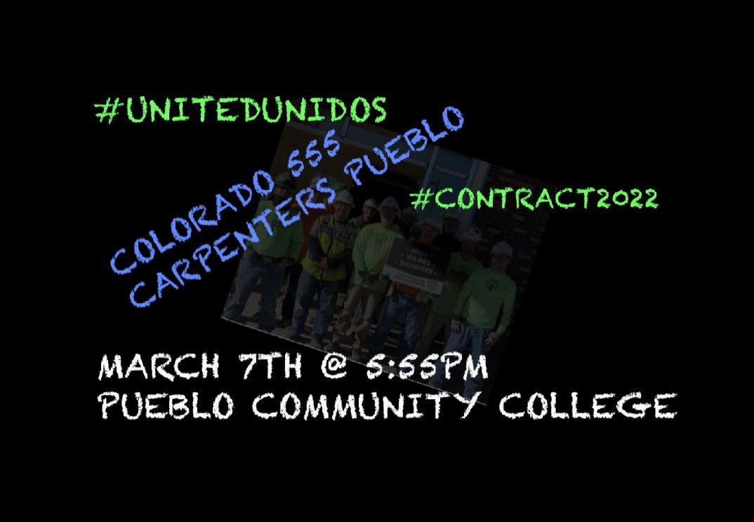 555Colorado's tweet image. Colorado 555 Carpenters, Stay safe out there!