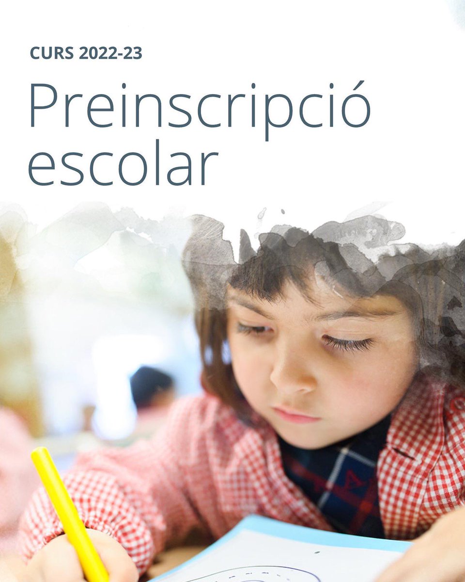 📣Comença el període de Preinscripció per al curs 2022-23!
👨‍👩‍👦 Per a famílies noves o que fan el pas de Llar 2 a P3
• Educació Infantil i Primària: del 7 al 21 de març
• Educació Secundària Obligatòria (ESO): del 9 al 21 de març
Més info👇
lleida.institucio.org/ca/actualitat/…