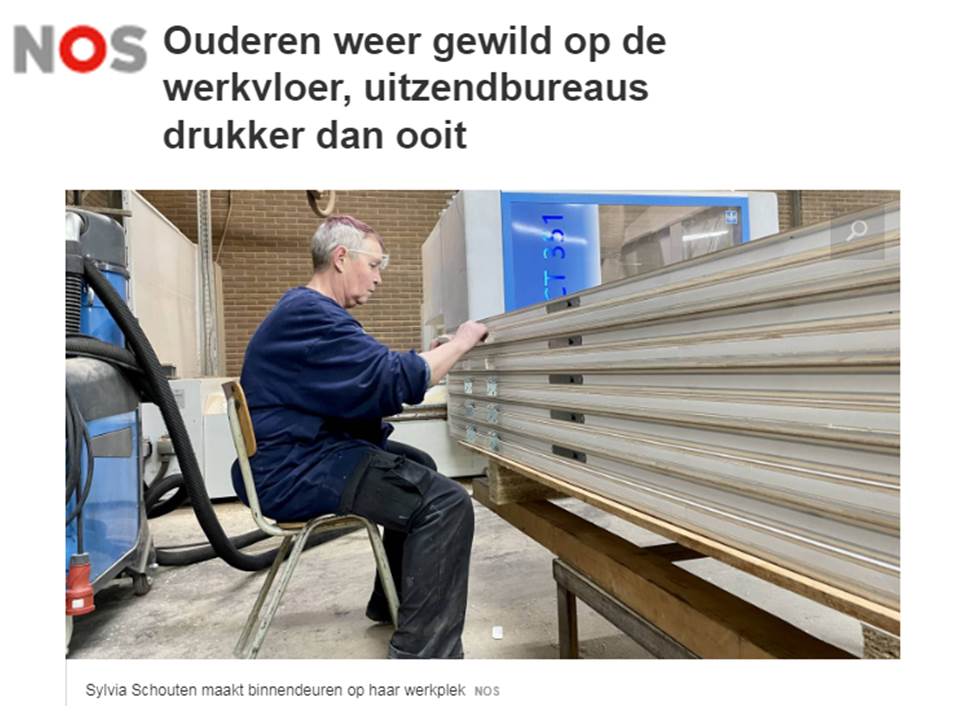Ouderen weer gewild op de werkvloer, uitzendbureaus drukker dan ooit nos.nl/l/t/2419607 via <a href="/NOS/">NOS</a> 

Erg veel reacties op mijn post over dit item en mijn oproep aan partijen om de succesvolle inzet van ervaren werknemers te delen.

Juist nu

linkedin.com/posts/ceesbakk…