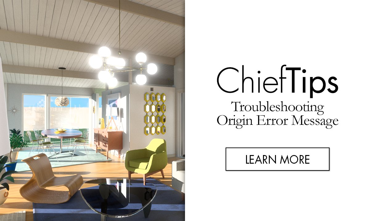 ChiefSoftware's tweet photo. Getting the below message or similar?

"The object(s) you placed are far from the origin. We recommend you start closer to the origin. Move object(s) closer to the origin?"

Read next steps: https://t.co/3DYIjpkIew

#ChiefTips #ChiefArchitect #HomeDesigner https://t.co/T1Na5hTDA6