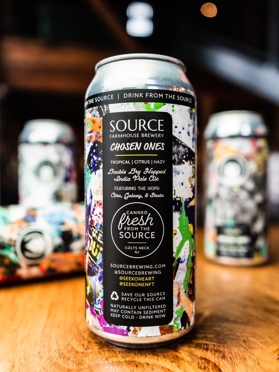SeekOneNFT's tweet photo. GM everyone! Especially to the 40+ Chosen Ones holders that came from near &amp; far to celebrate our “Chosen Ones” beer collab with Source Brewing 🍺

We had so much fun meeting the Chosen Fam &amp; look forward hosting more IRL events including our “Chosen Ones” rosé party on 4/9! 🍾 https://t.co/btnfdTSrPQ