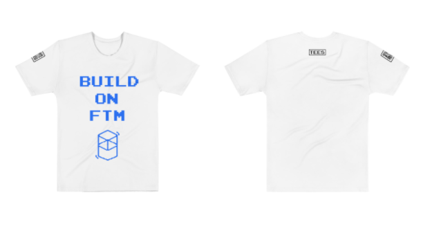 OfficialNFTees's tweet photo. Temporary Anti-FUD measure: "Build on FTM" Merch Tee on sale for $33 USD (typically $49). 

https://t.co/eZYiDv14yh

P.S. This NFTee is owned by someone STILL building on FTM: @Deg3ntrades 

P.P.S. Pay with several cryptocurrencies through @CommerceCB at checkout!

#BuildOnFTM https://t.co/QgXOciuNWN