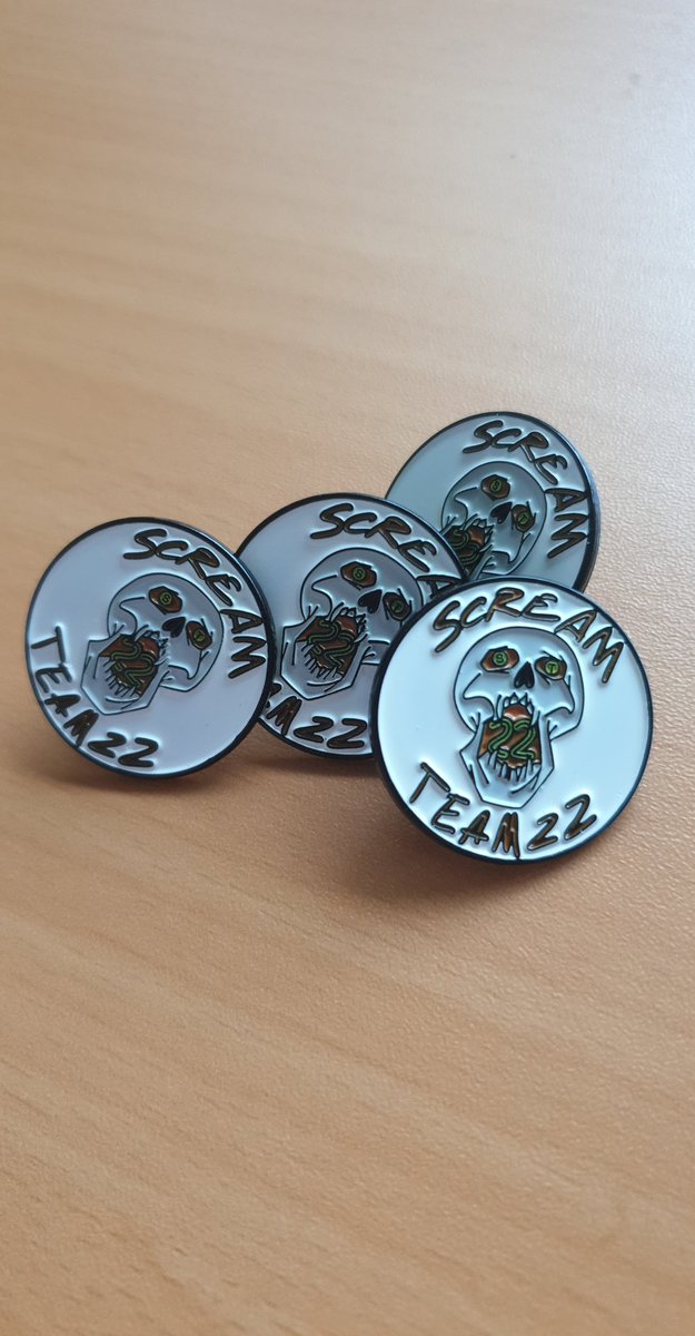 ScreamTeam22's tweet photo. I hear a merch drop!

Check out the fantastic new pins featuring our amazing ScreamTeam22 logo!

Arnt they just awesome!

Check out our kofi to get your hands on one of these!
https://t.co/MPUNlu5MrS https://t.co/i76dtPU5Tm