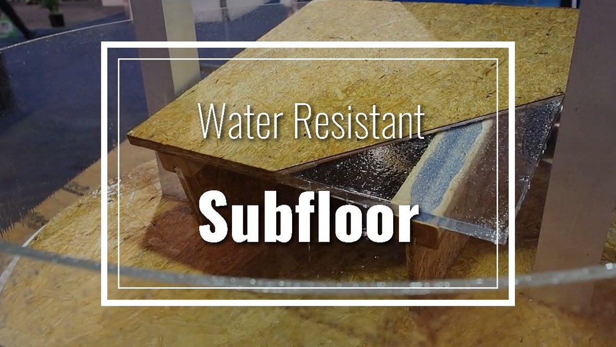 Huber’s AdvanTech Subflooring Panels - Water Resistant, Dimensionally Stable, Solidly Designed (Video): buff.ly/3iT5oCn <a href="/HuberWood/">Huber Eng Woods</a> #Advantech #subflooring #flooring #walls #roofs #sheathing #building #greenbuilding #contractors #greenbuilding #sustainability #engineering