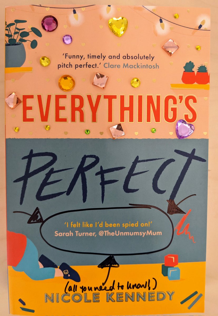 LauraPublisher's tweet photo. It feels very taboo to deface a book, even if you're making it prettier! But I had fun decorating my copy of @nicolekkennedy's #EverythingsPerfect to make it as instagram-friendly* as its heroines.
(*Tho obv as I'm a book person I only have twitter) https://t.co/QvuogLJ6YB