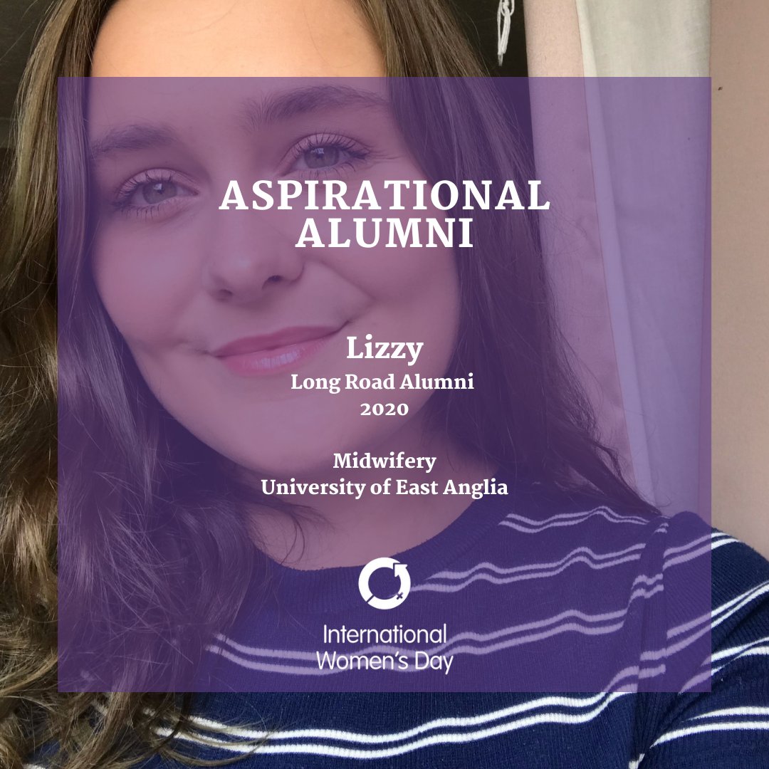 To mark #InternationalWomensDay were celebrating some of our aspirational alumni! ♀️

Meet Lizzie who is currently studying Midwifery at UEA

#BeLong #aspirationalalumni #IWD2022 <a href="/uniofeastanglia/">UEA</a> <a href="/womensday/">Women's Day</a>