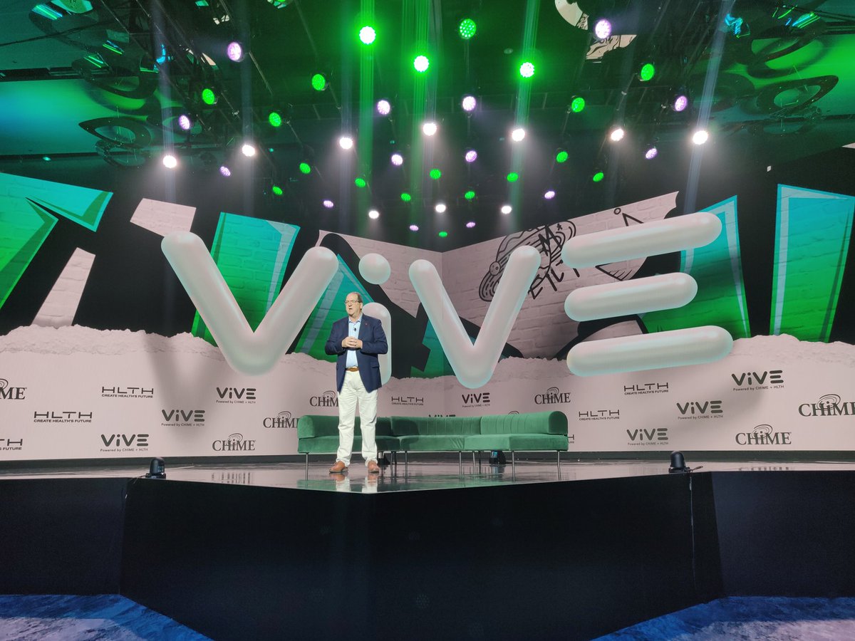 Kicking off <a href="/theviveevent/">ViVE</a> in #Miami Russ Branzell from <a href="/CIOCHIME/">CHIME</a> and <a href="/richscarfo/">Rich Scarfo</a> from <a href="/HLTHEVENT/">HLTH</a> on stage! #ViVE2022 🤩🤩🤩🤩 The one and only digital health event this March in Florida 🤘🤘🤘🤘
