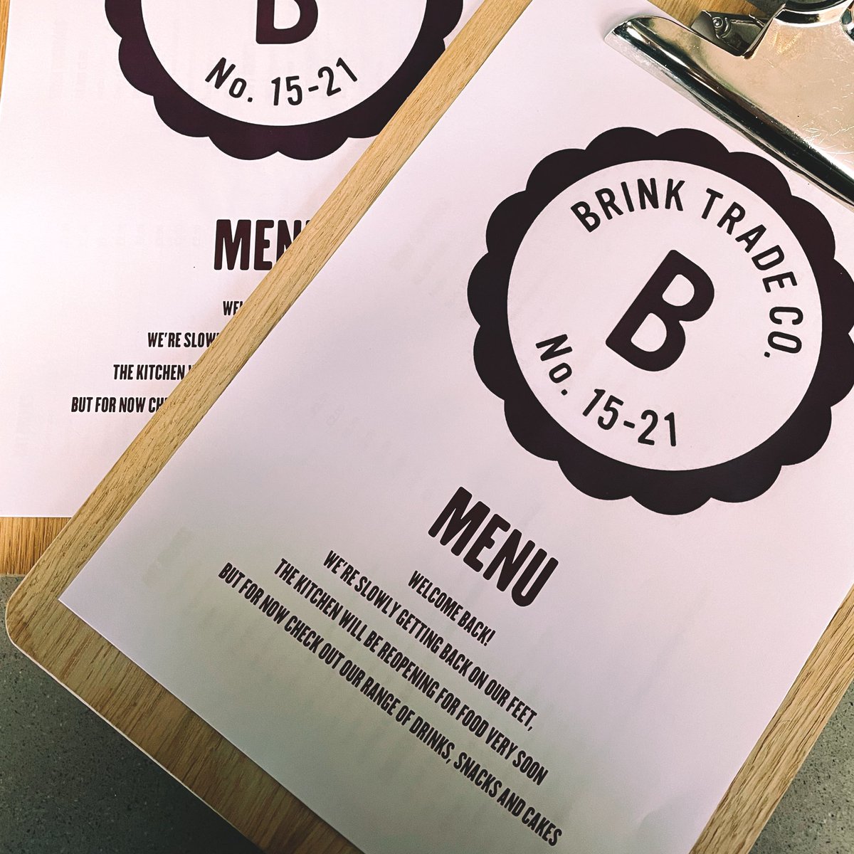 We’re back! 🎉

The Brink Cafe is now open 10am-2pm  Mon-Fri for coffee, cake, mocktails, smoothies and soft drinks with the kitchen back up and running very soon! 

We’ve missed you all!