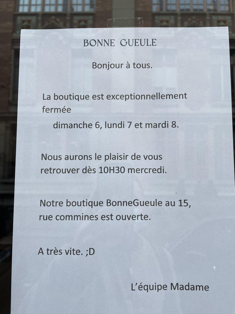 Nicoco_P's tweet photo. @bonnegueule 2 fois que je traverse tout Paris pour trouver BG Paris 6 fermée. Pratique pour récup ses achats. Retour déjà fait sur ça; Visiblement toujours trop dur de mettre à jour une page web. https://t.co/k6PaljYFNn