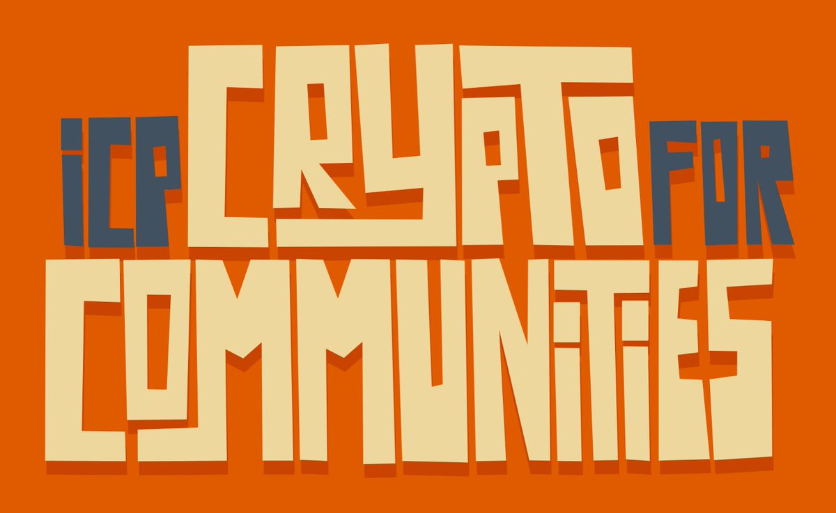 icpjesse's tweet image. The #Internetcomputer is Crypto for Communities icpjesse.medium.com/crypto-for-com…