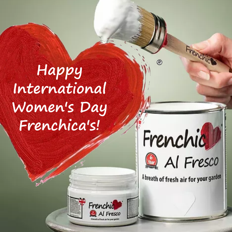 FrenchicPaint's tweet photo. Happy #InternationalWomensDay2022 Frenchica's! ❤️ Did you know? Over 85% of our stockists are independent women bossing it for Frenchic! 

Share the name of women who inspire you in the comments - be they Frenchic stockists, up-cyclers, CEO's or general women in your life. 👇 https://t.co/Xpbt7BMHCC