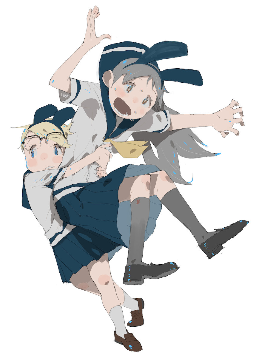 「うさぎみみ女子中学生のでかいセンパイちゃんを放り投げてみよう 」|はら@COMITIA144 P05bのイラスト