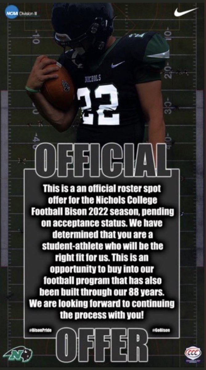 Conlan__'s tweet photo. Blessed to receive an offer from Nicholas College!🦬🖤
@olmsted_dale 
@NCbison_FB https://t.co/sT85wDvLV9