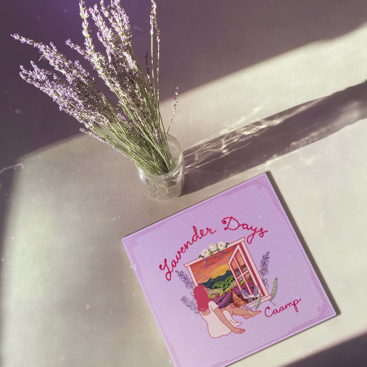 Caamp's tweet photo. We’re reeling to announce our new album,💜Lavender Days 💜 will be out on out June 24! The first single off the album 🧡“Believe”🧡comes out Friday (you can pre-save both now, link below). We cannot wait to share this world with you.

Love,
Caamp
https://t.co/1duq5QXQut https://t.co/NvOrtqtJrS