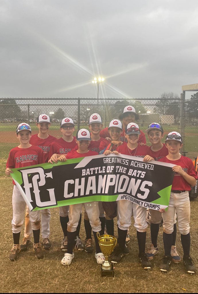 GladiatorsKaty's tweet photo. 13U Gladiators had a great weekend! Congrats to Braxton Lacy on being the Gladiator of the week! #TXBaseball #Gladiators https://t.co/dIbEUgJ0rY