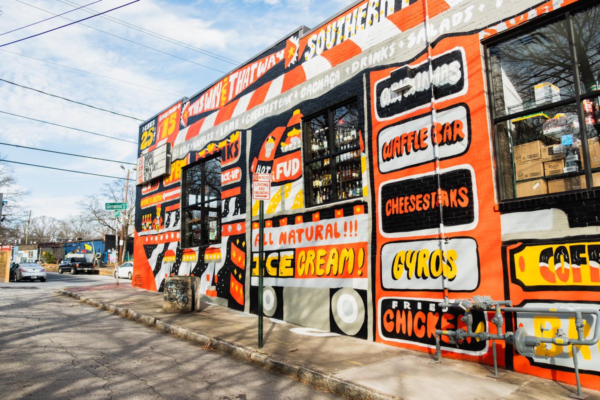 STAY HUNGRY (2022): New Mural in EAV for Southern Feedstore in Atlanta.