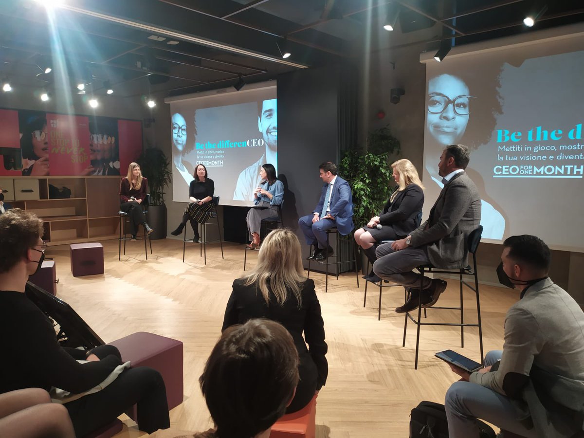AdeccoGroupITA's tweet photo. Inizia ora la tavola rotonda #CEOforOneMonth: #talent attraction e retention. Live su #PHYD. Per seguire l’evento: https://t.co/uSiQpHXCNC https://t.co/E8ESK6FzAQ