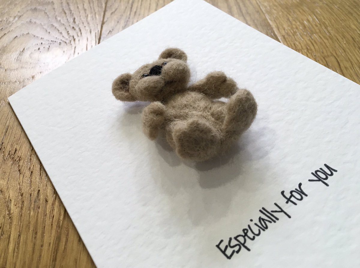 LoobyFelts's tweet photo. Check out this cutie! A great card for any occasion..
It’s bear delicious 
https://t.co/S7GpVv3qRI https://t.co/ZiCdkckgOw
