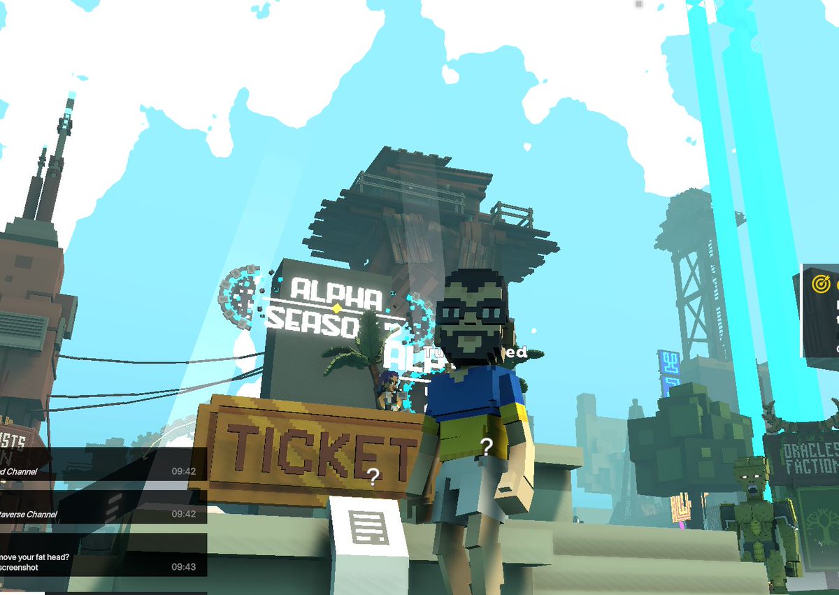 P1TProfessor's tweet photo. @TheSandboxGame I just participated in the daily #SandboxAlphaS2Contest for a chance to earn up to 1,000 $SAND! Day 1 - Selfie with the S2 Alpha Pass. Check out my screenshot below! 👇 #SandboxAlphaS2 https://t.co/Yf1QveXtiY