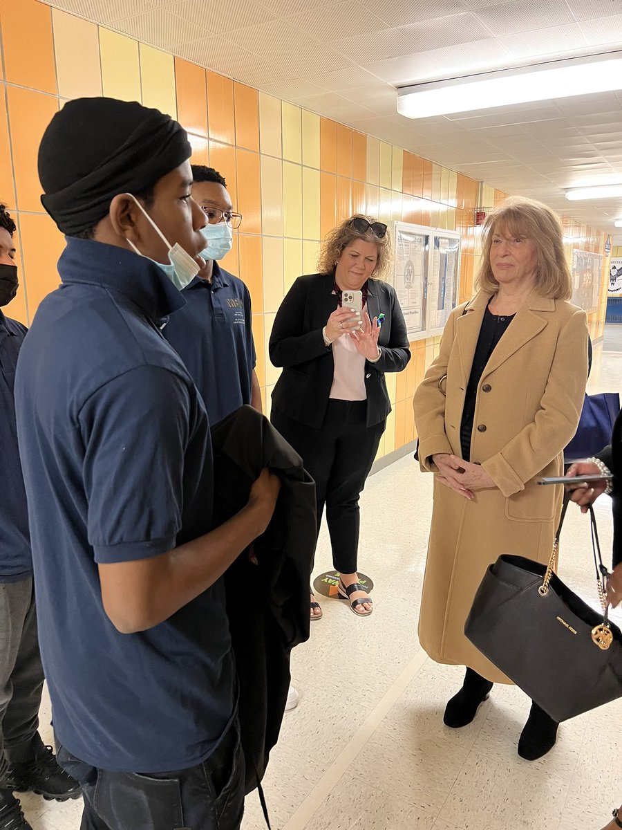 Day 109: it made my heart proud to hear students describe their experiences at@Wagner HS. The clarity of their pursuits post graduation was a joy. MBK is alive and well. Thank you Regent Cea for visiting.