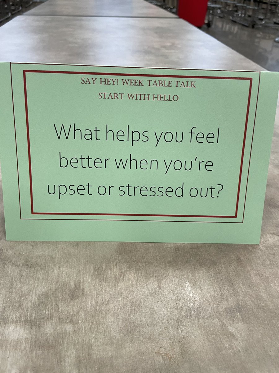 lrich_99's tweet photo. #HEY❗️ from @CrosbyMSCougars ☀️
So many positive vibes all over the campus today!
There’s a photo spot, our #HEYWeek Monday #HEYSeeds and lots of Conversation tents on the lunch tables! @CrosbyISD #SEL4TX https://t.co/alUWlZxo9D