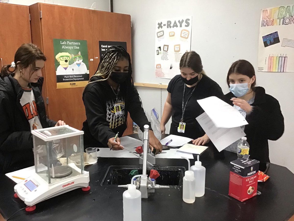 DoDEA_OTHS's tweet photo. Chemistry 2 students enjoyed making ice cream as part of their #thermochemistry unit! #scienceisdelicious #oths #dodeagrants https://t.co/lW3DCJzV4k