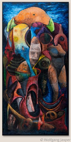 Artspan_com's tweet photo. 'Hanging In The Tide Pool' by Artspan artist Wolfgang Jasper. 30" x 60" oil &amp; wax on panel #painting. Original #artwork &amp; prints are available. https://t.co/IPL0ZzZhV4
#art https://t.co/dCZzaFJ0bn