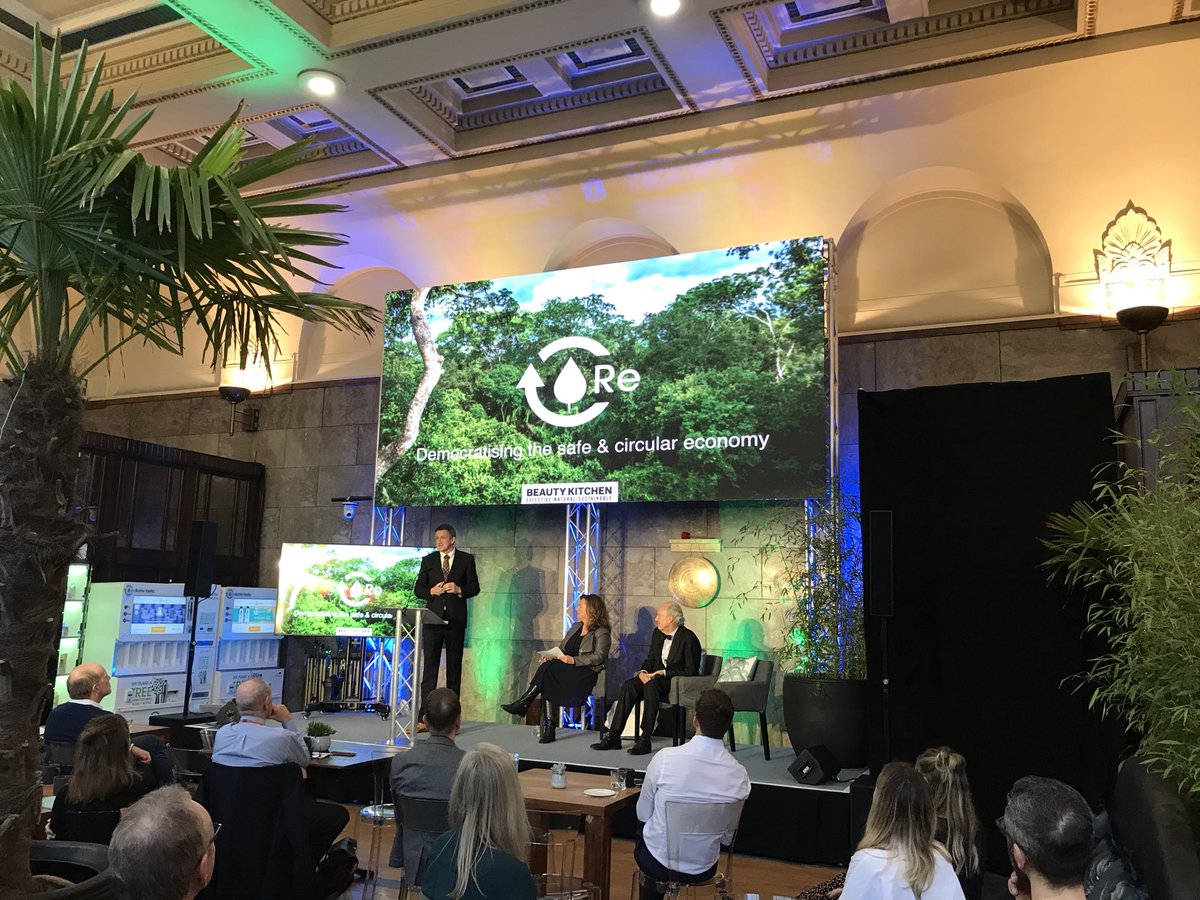 Congratulations to @Re_bottle_ who have received a £3m grant fund as part of the from <a href="/innovateuk/">Innovate UK</a> to develop and rollout their #reuserevolution!  👏 

We got a sneak peak of what's to come at our #COP26 event in November and we can't wait to see this rolled out across the UK!