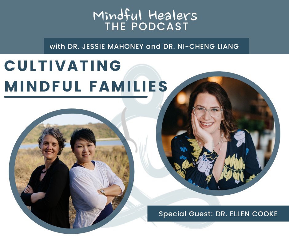 JessieMahoneyMD's tweet photo. Mindfulness and intention can change your family life for the better. Today's episode explores how they can help to both bring in experiential learning and broaden your lived experiences. 

A conversation with a special guest, Dr. Ellen Cooke, a radiation oncologist, founder of t https://t.co/uFCpq7KxZ5