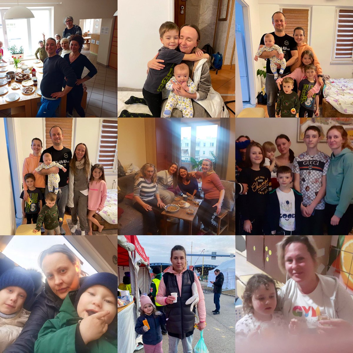 Gurudev's tweet image. As of today, 650 Ukrainian refugee families have been sheltered by the @ArtofLiving.