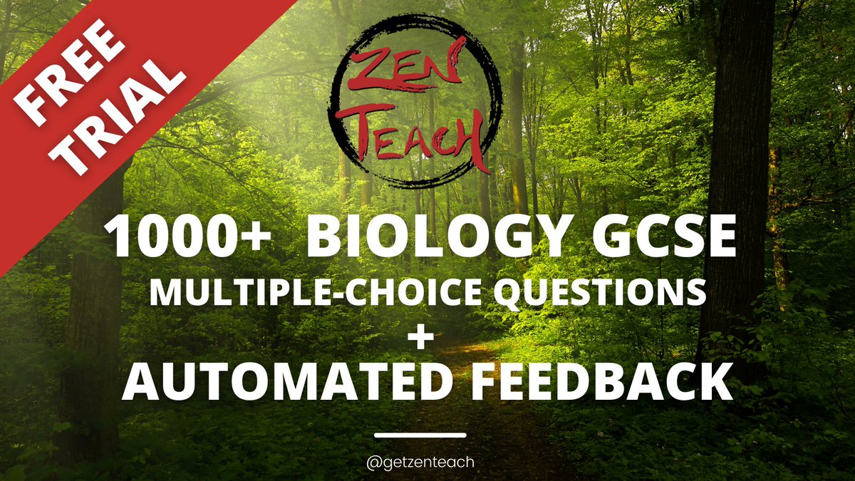 getzenteach's tweet photo. Proud to announce our BIO GCSE PACK!
- Topic-specific quizzes
- Automated constructive feedback
DM/CONTACT US FOR A FREE TRIAL!
#ukedchat #edchat #edtech https://t.co/Gguoodnb8z