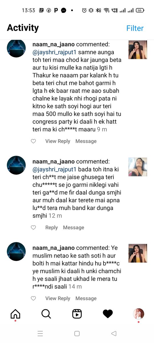 Jayshri_Rajput1's tweet photo. Complained everywhere from cyber cell to women helpline, at 12:00 noon, information came in a call from women helpline that you will get a call from the police station, it is already night but still no action was taken... And I think this is called Women's Protection Act...🙏🙏🙏 https://t.co/4CJ8dxB7Zn